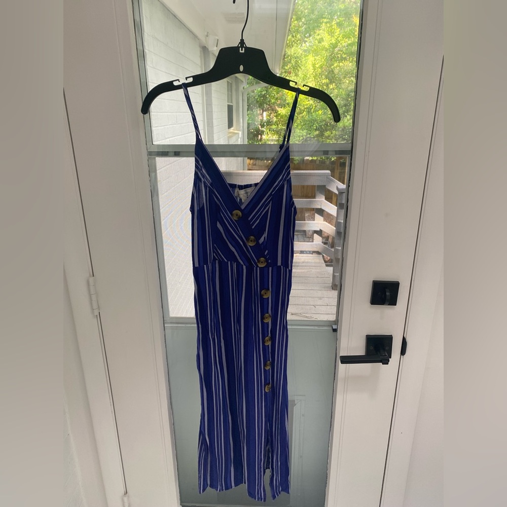 Stripe Midi Dress
